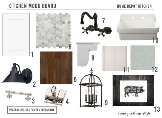 Cottage Style Kitchen…Entirely from Home Depot