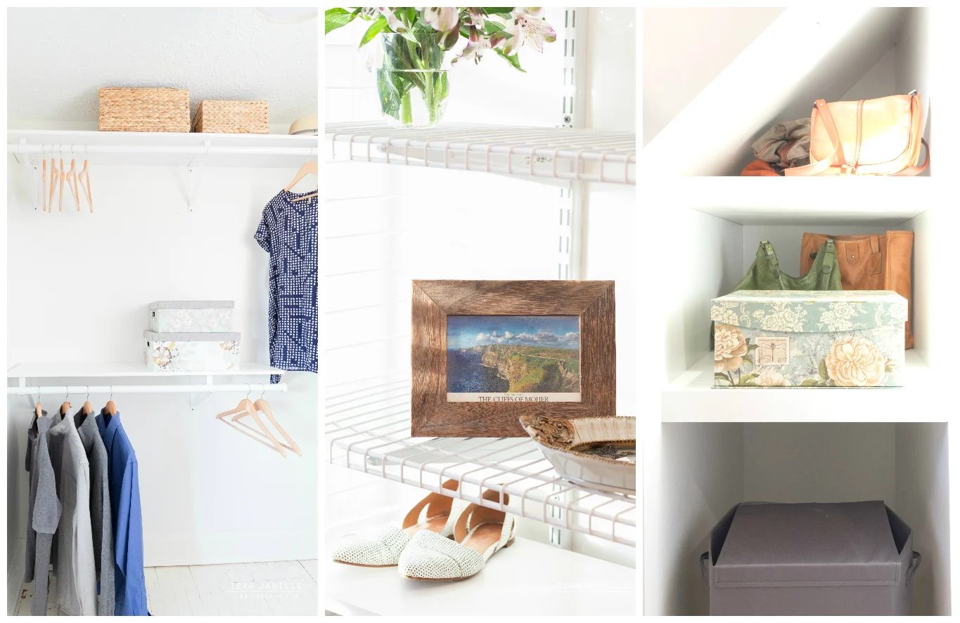 striking renovated Cape Cod closet