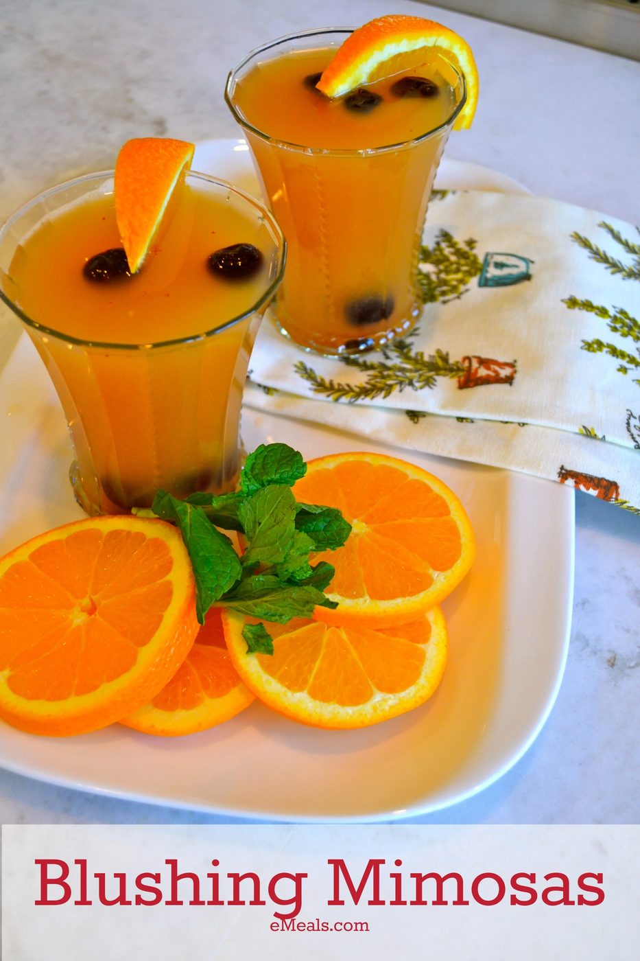 Virgin Blushing Mimosas