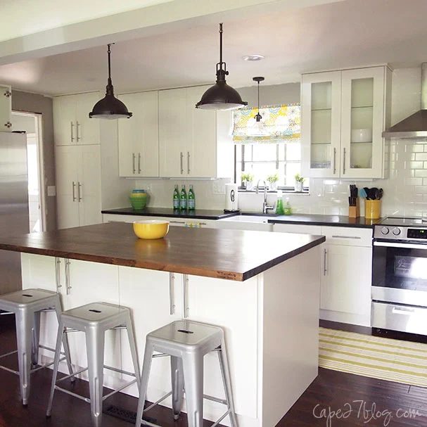 wood and white ranch kitchen, featured on Bekob