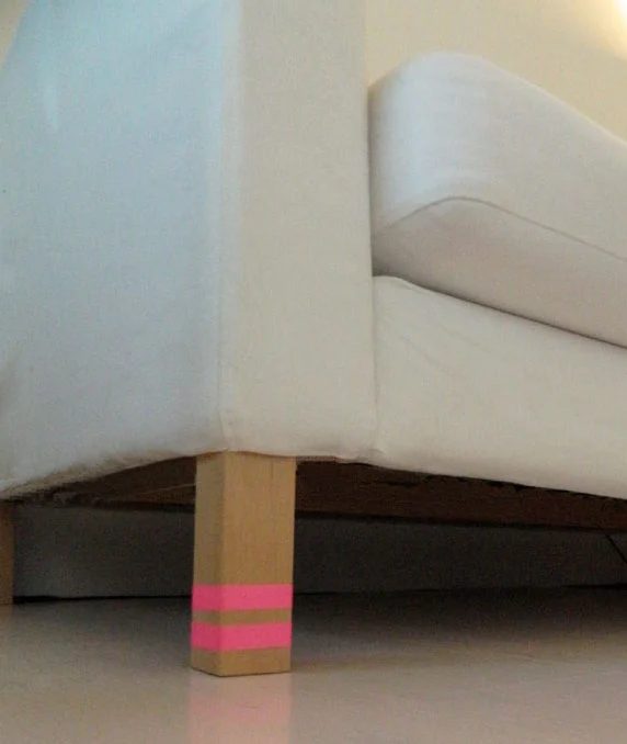 washi tape home decor - furniture legs, PoppyTalk 2