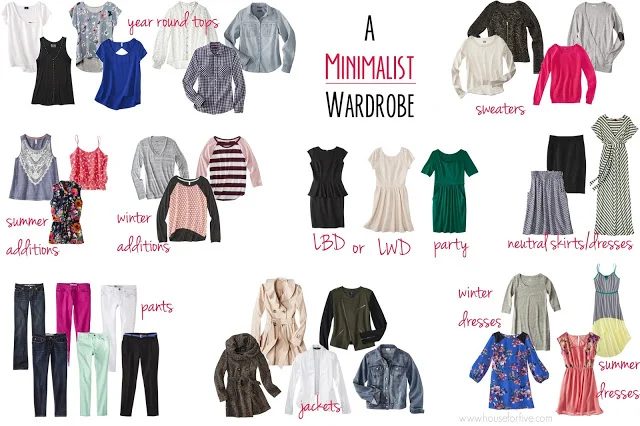 9-6 minimalist wardrobe, House for Five