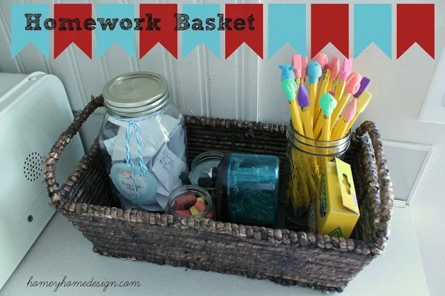 9-6 homework basket, Homey Home Design