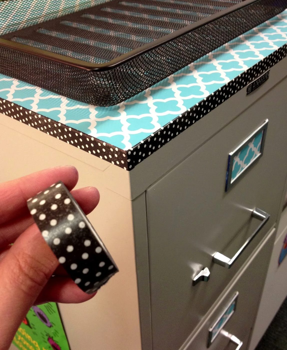 washi tape home decor - office supplies and furniture