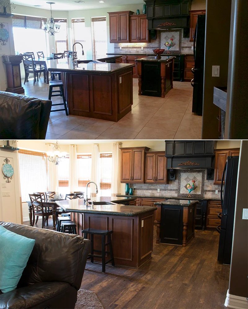 Kitchen Before And After Smaller