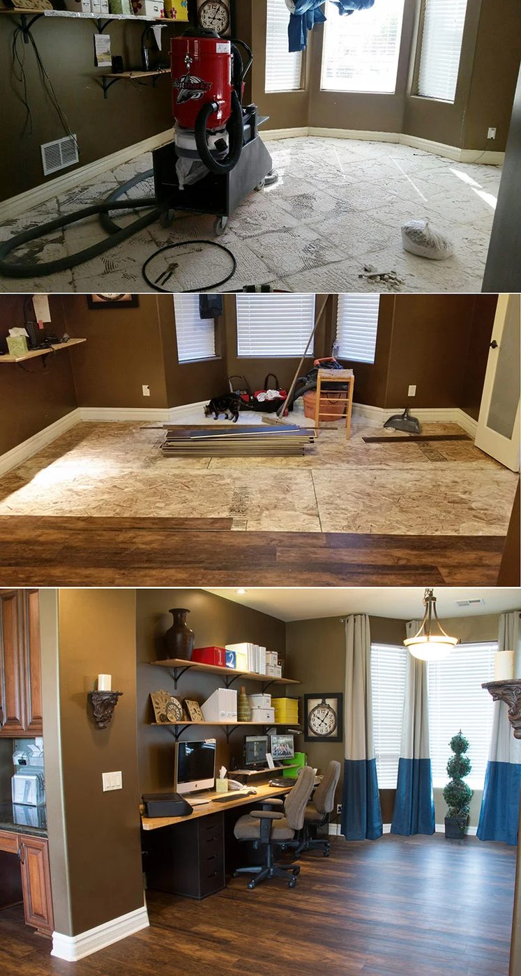 NEW Wood-look Waterproof Flooring -- This striking flooring is durable AND straightforward to clean, great for kitchens and more. Get the look of hardwood, at an affordable price, 