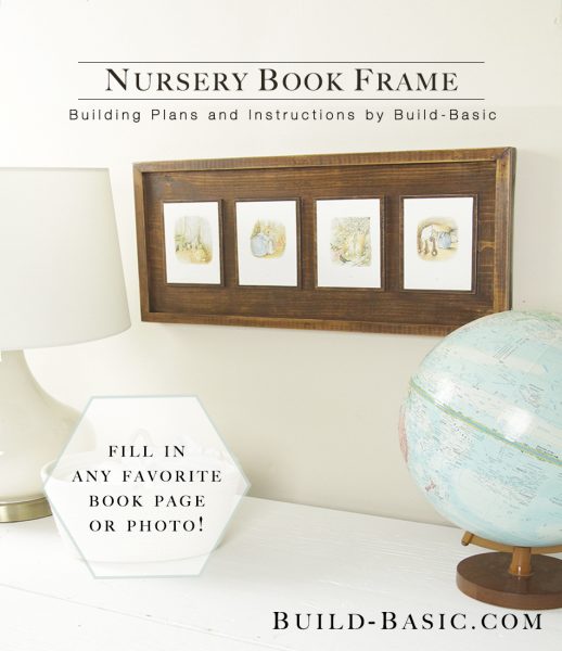 book page frame for prints or cards (Build Basic)