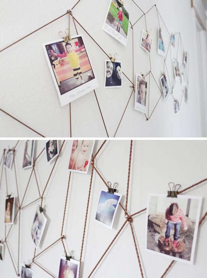 geometric string art photo or art print display (The Caldwell Project)