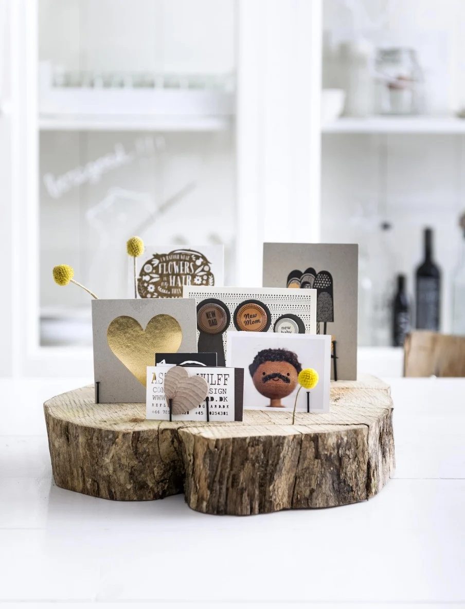 tree slice card or art print display (vtwonen)