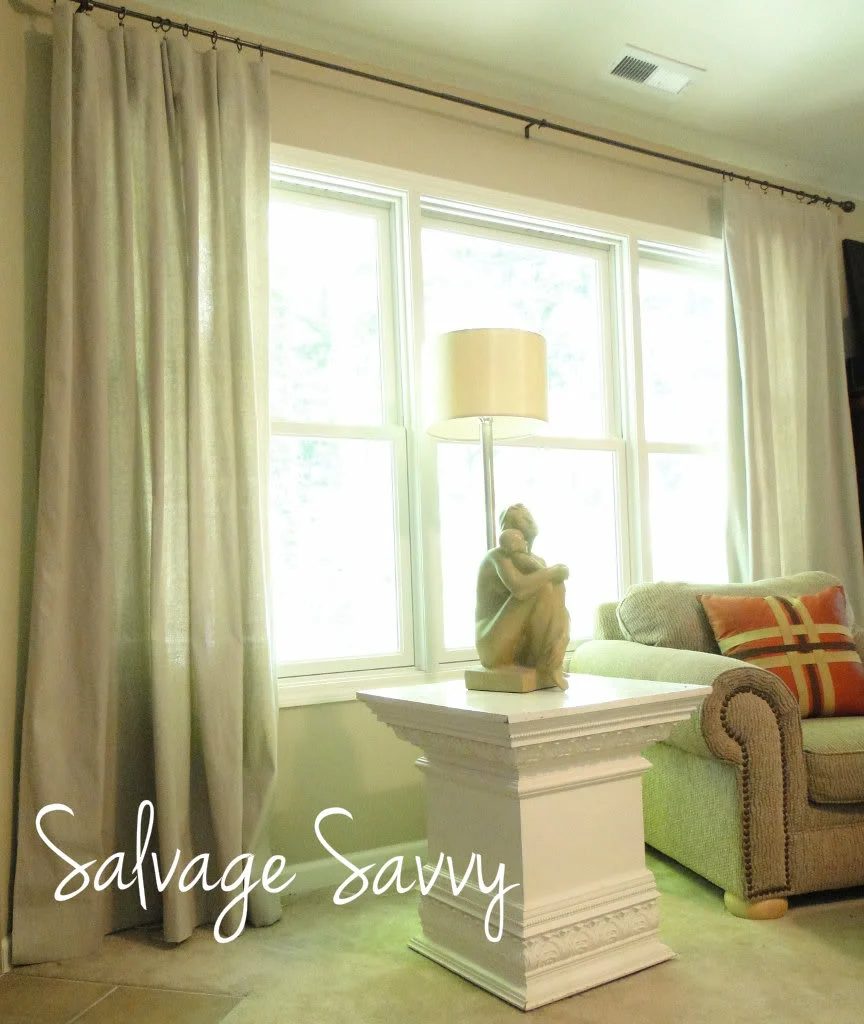dropcloth curtains