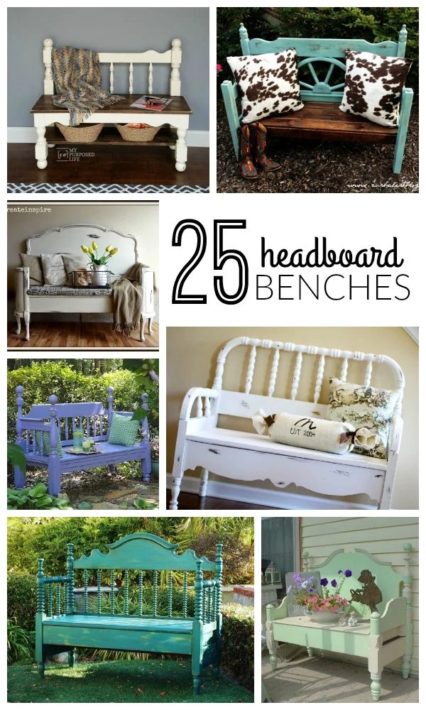 25 Handmade Headboard Benches via Bekob.com #handmade #benches #headboard #headboards #headboardbench #headboardbenches