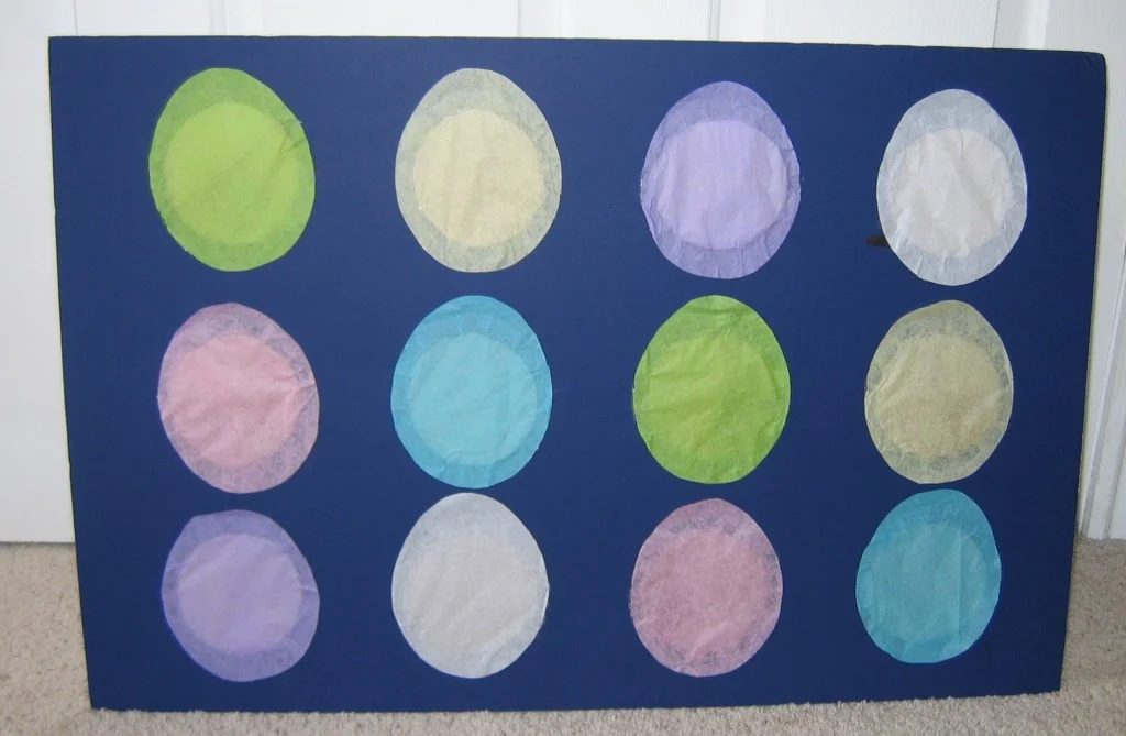 Teaching LDS Children easter punchboard, easter activities for kids via Bekob
