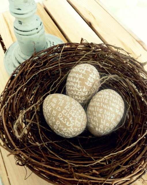 Burlap and Buttons true meaning easter eggs, Easter activities for kids via Bekob