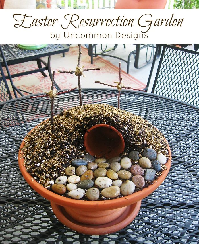 Uncommon Designs resurrection garden, Easter Activities for kids via Bekob