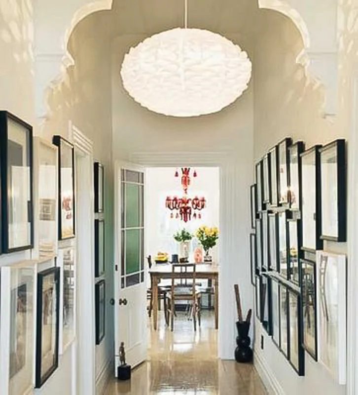 Decorate A Hallway striking Light Fixture And Architectural Corbels Via Home Stories A To Z