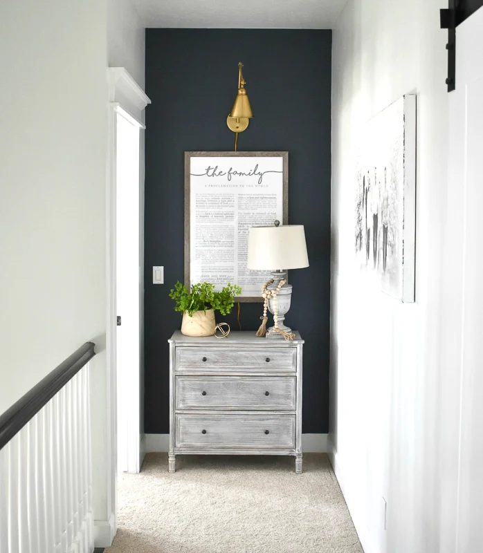 Decorate a Hallway: Accent Wall