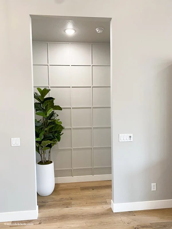 How to Decorate a Hallway - Grid Wall