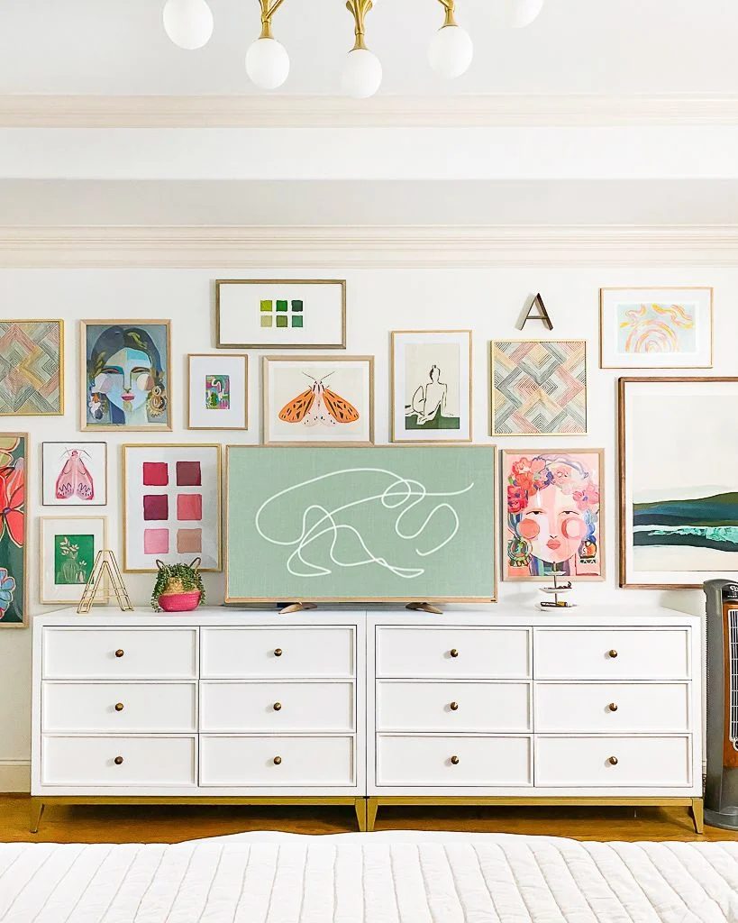 Gallery Wall Finished Tv 2 Kaleidoscope Living