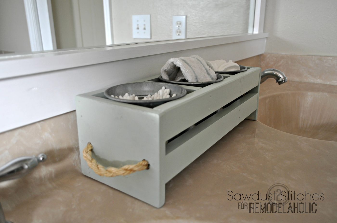 Ikea Storage Sawdust2stitches for Bekob bathroom vanity