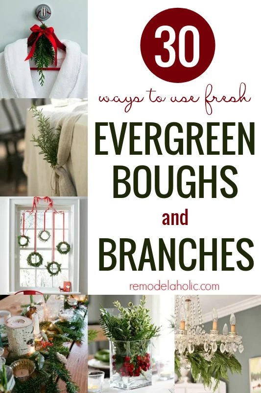 How To Use Fresh Evergreen In Your Holiday Decor, @Bekob