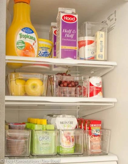 8 straightforward Ways To Organize Your Refrigerator And Freezer