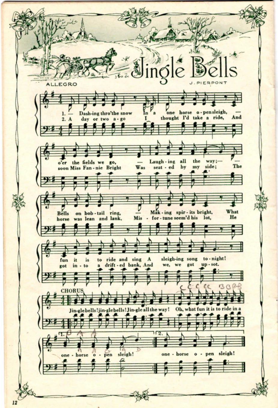 25 Free Printable Vintage Christmas Sheet Music