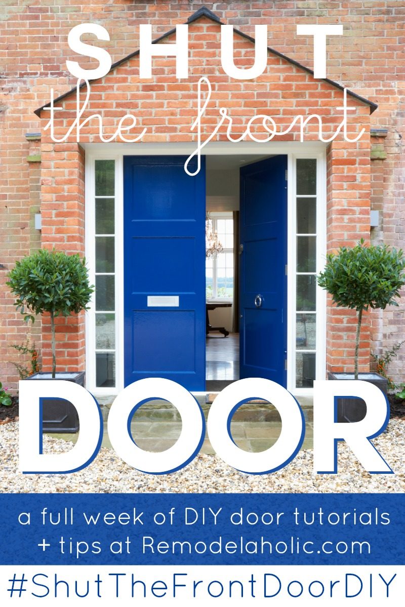 Shut The Front Door Handmade week on @Bekob -- link party, giveaway, and so many tutorials! #ShutTheFrontDoorDIY