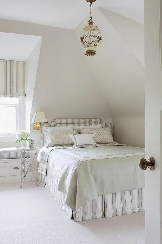 Bedroom With Wall Paint As Color Spotlight Benjamin Moore Pale Oak