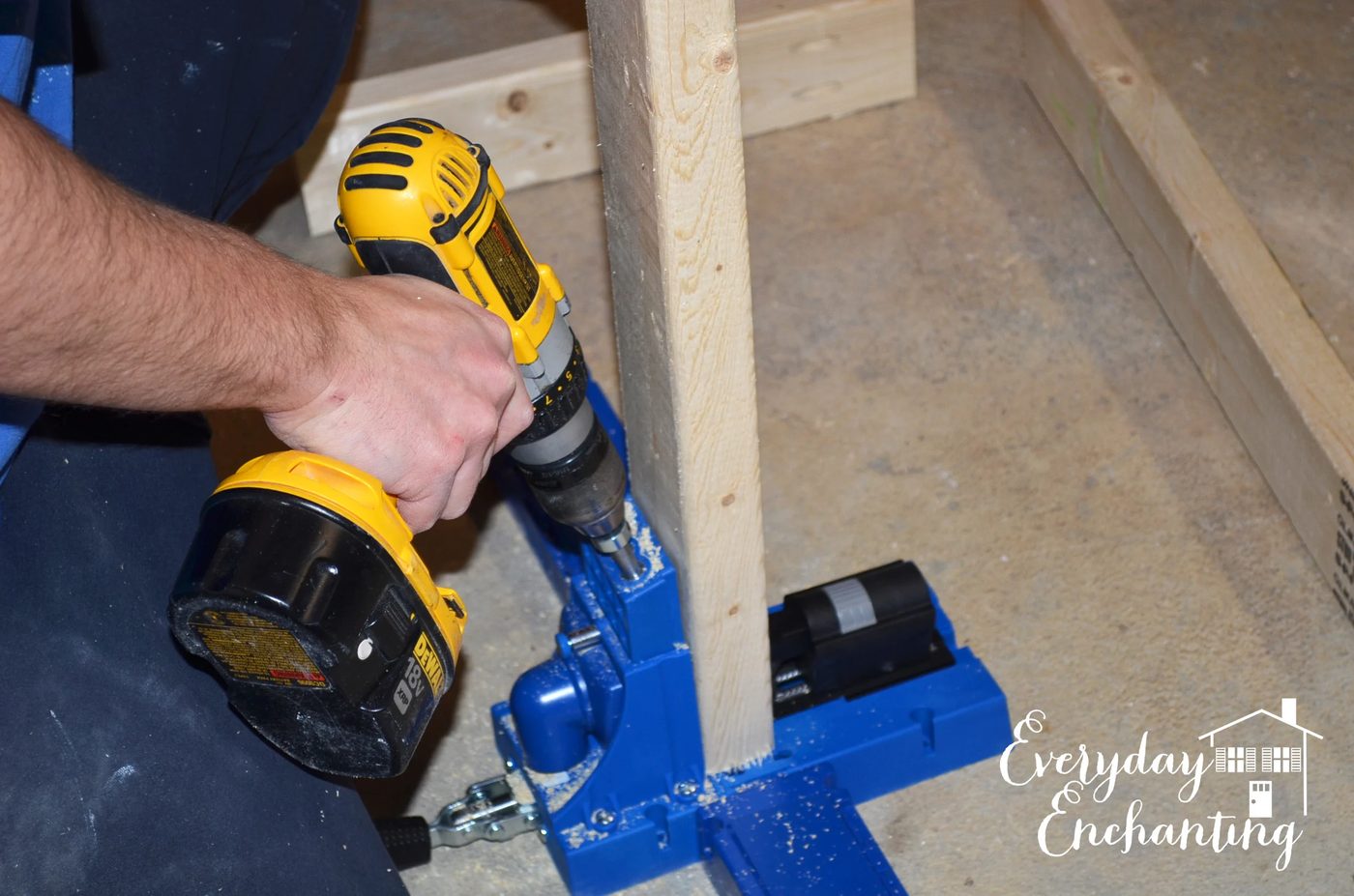 kreg jig to build kitchen island, Everyday Enchanting on Bekob