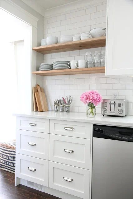 Our House, white kitchen remodel