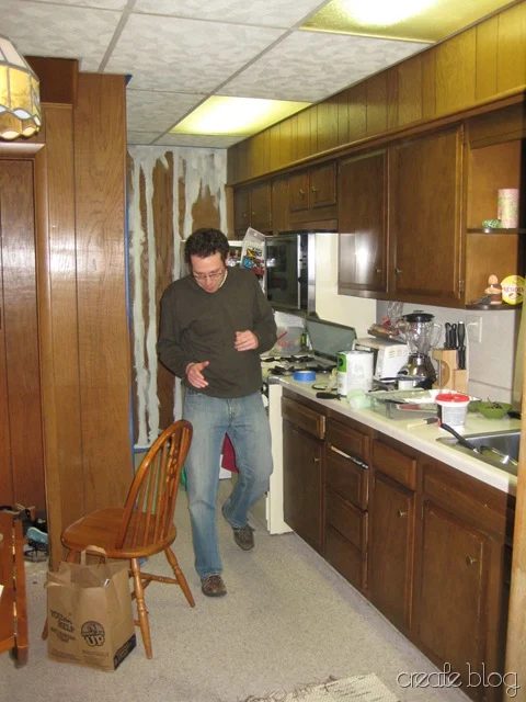 white kitchen before makeover