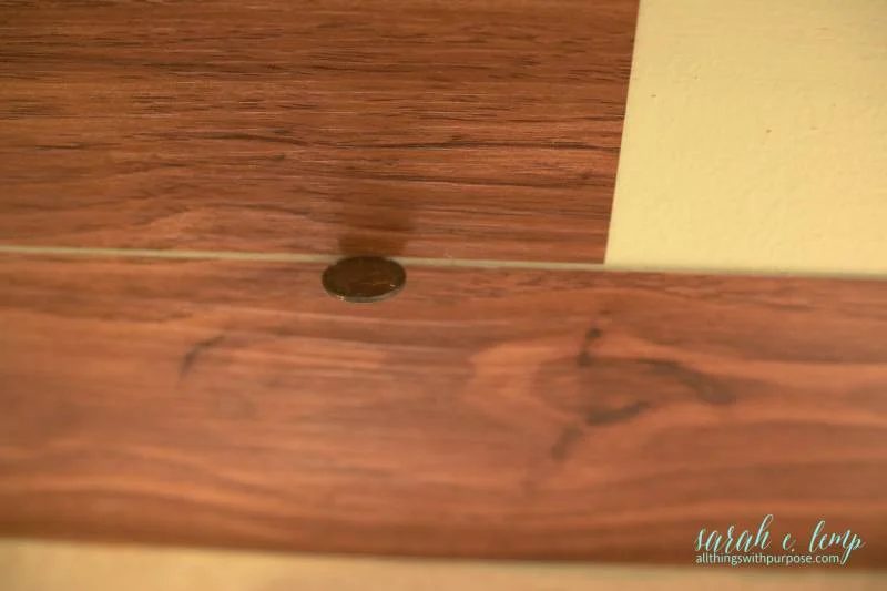 How To Create A Diy Shiplap Backsplash Using Peel And Stick Vinyl Tiles, All Things With Purpose Featured On @Bekob