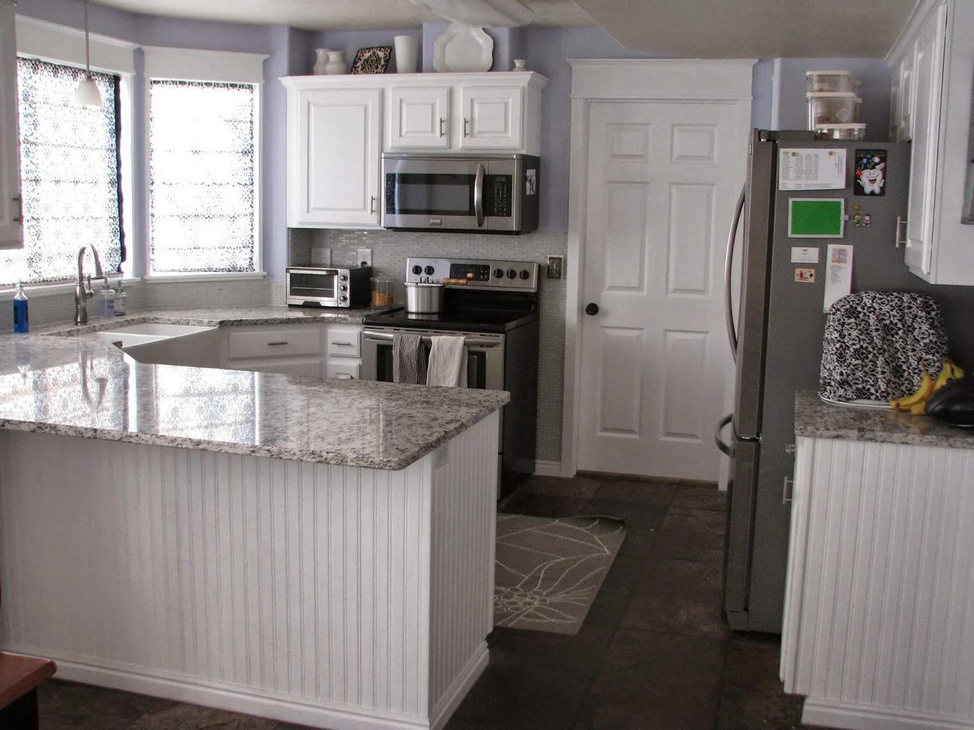 white kitchen makeover My So Called Handmade Blog
