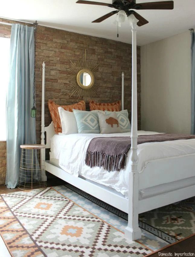 southwestern style bedroom Domestic Imperfection