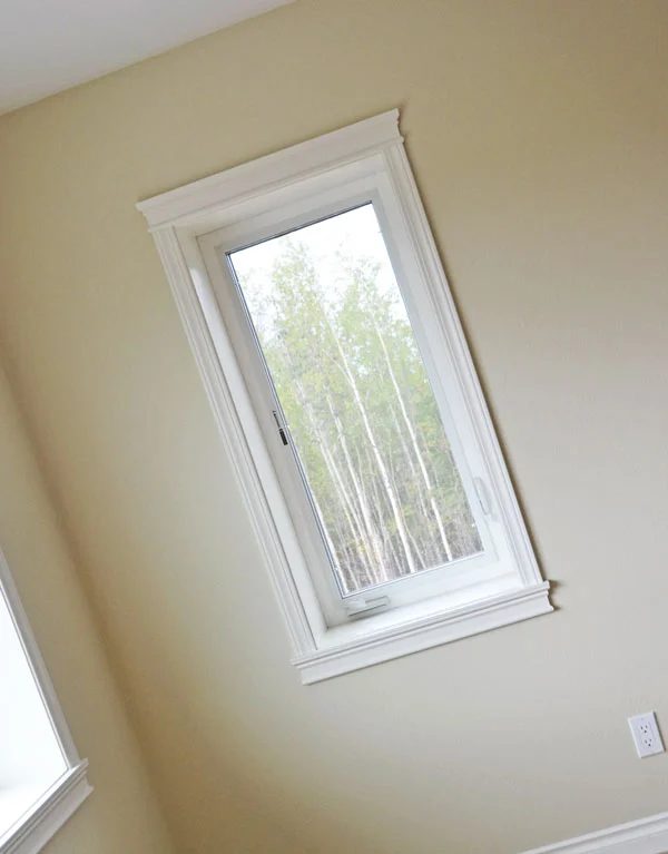 Ana White easiest way to trim windows via Bekob