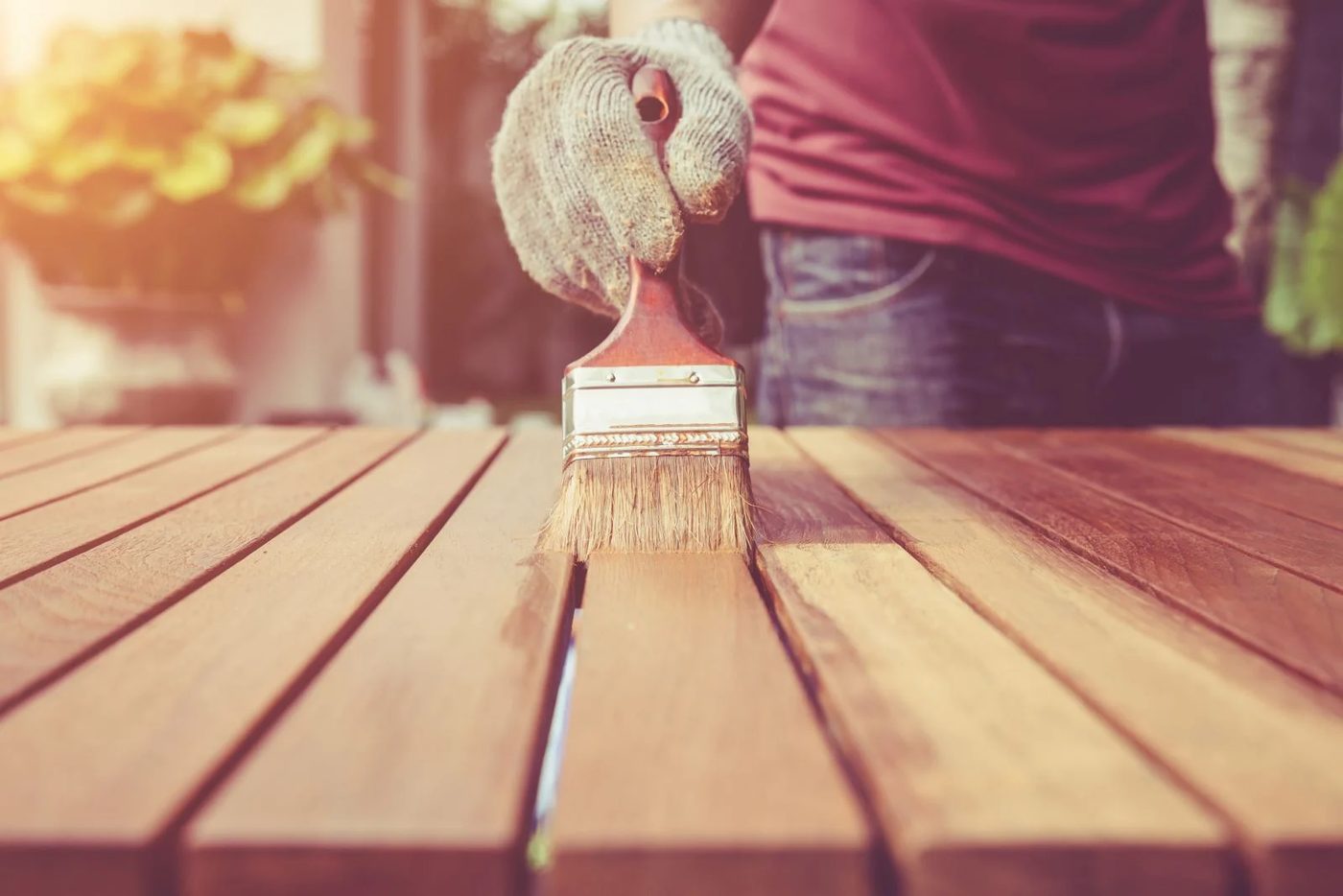 Varnishing Fence