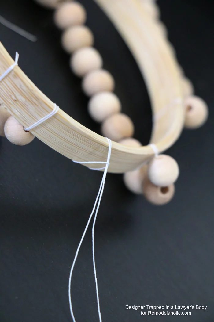 WOW! Come learn how to make your own wood bead chandelier with this solid walkthrough by Designer Trapped in a Lawyer's Body for Bekob.com!