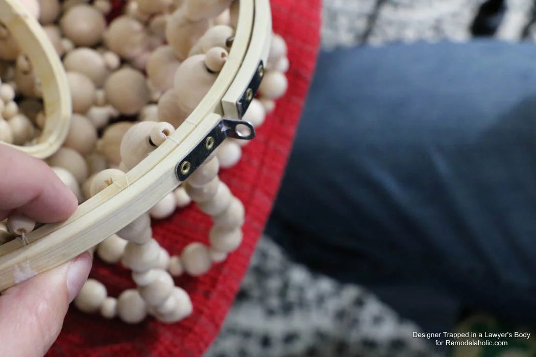 WOW! Come learn how to make your own wood bead chandelier with this solid walkthrough by Designer Trapped in a Lawyer's Body for Bekob.com!