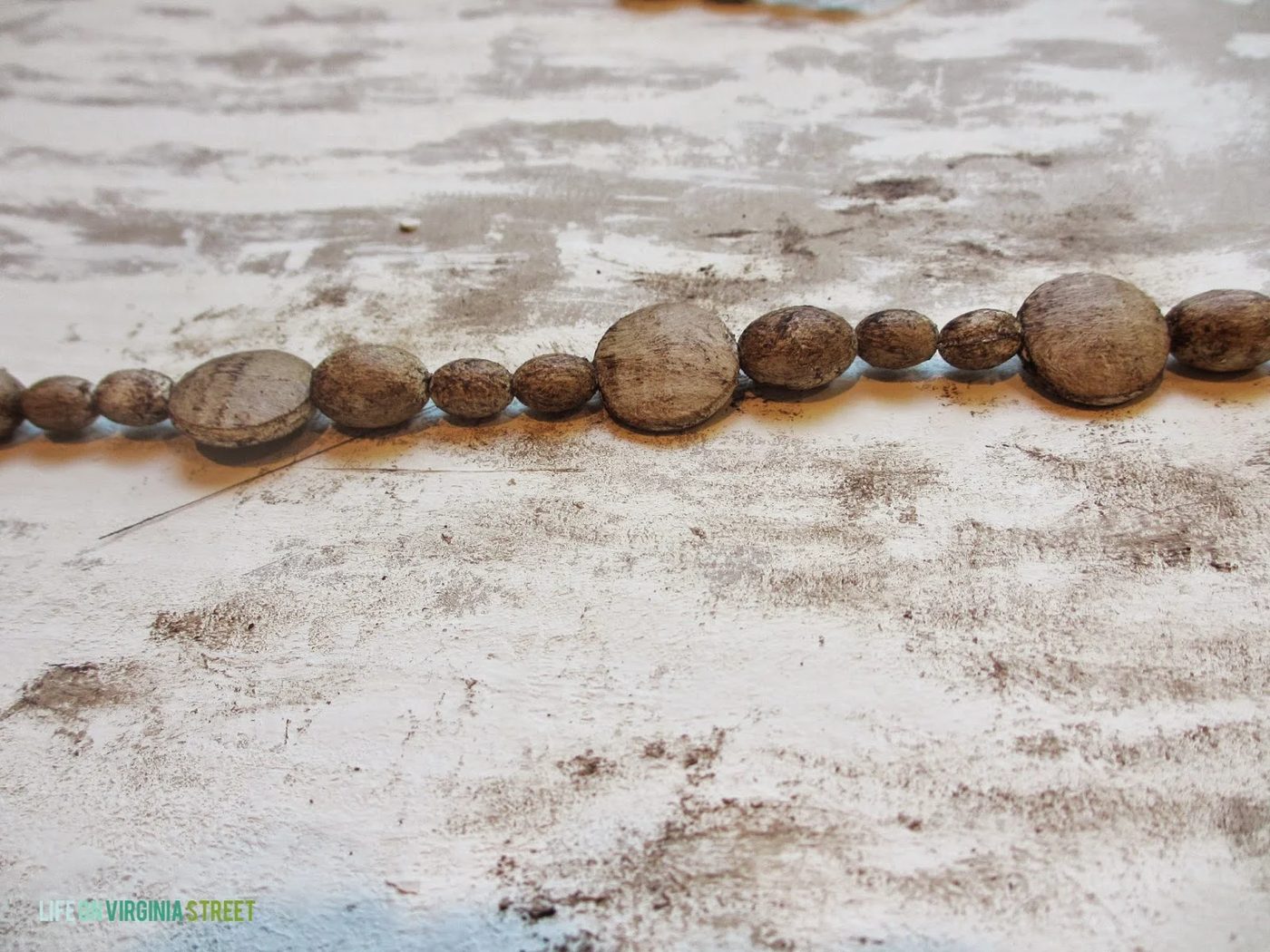faux wood beads for chandelier, Life on Virginia Street on Bekob