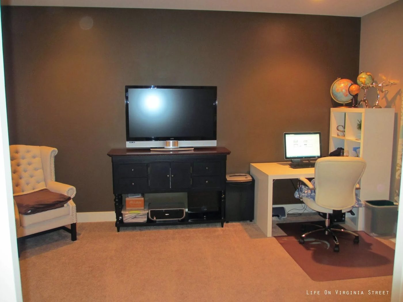 home office before, Life on Virginia Street on Bekob