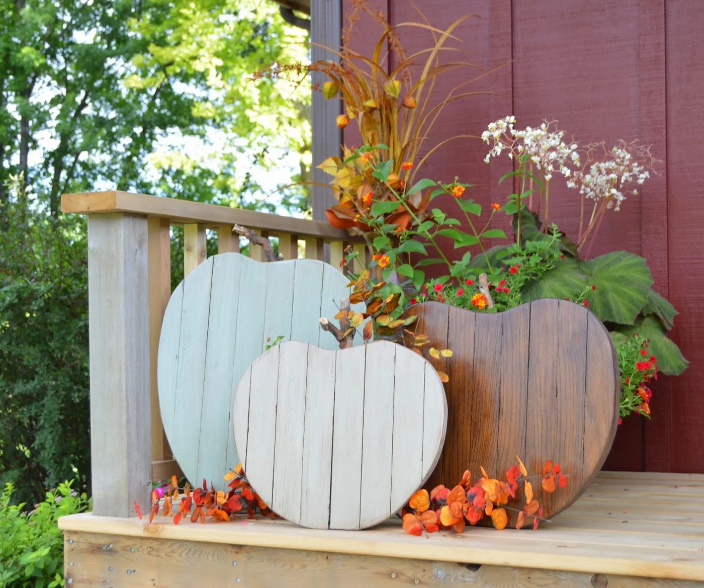 reclaimed wood pumpkins, Kruse's Workshop