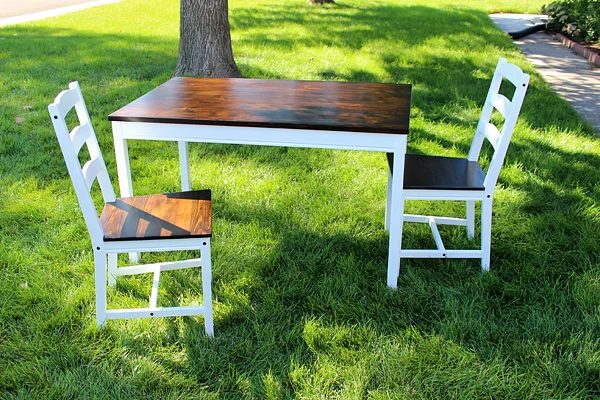 IKEA method farmhouse table, Two Feet First