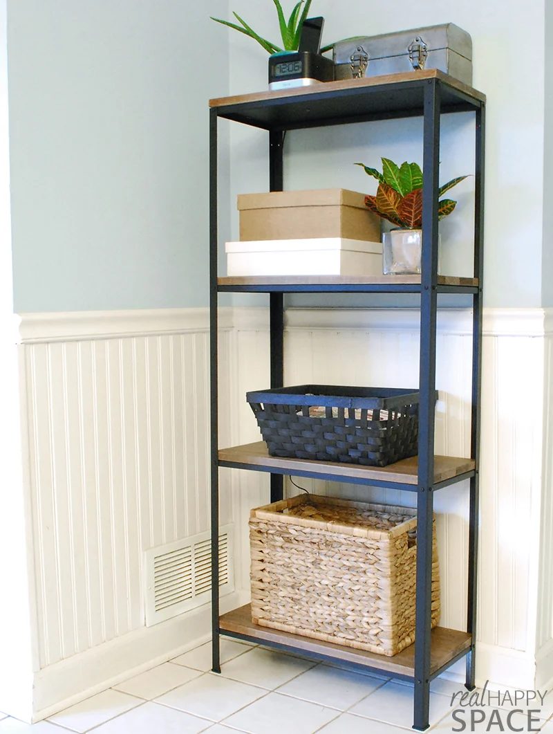 Functional decor on a modest-cost, ikea method, by Real Happy Space featured on @Bekob