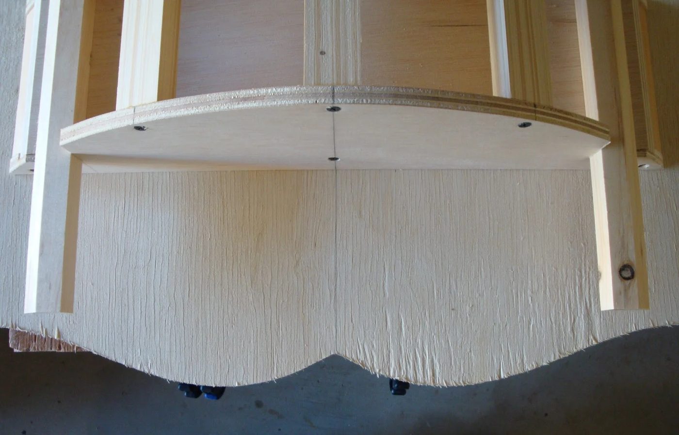 29 Handmade Wooden curved canopy top for little girl's room by DeCarlo Woodworks featured on @Bekob