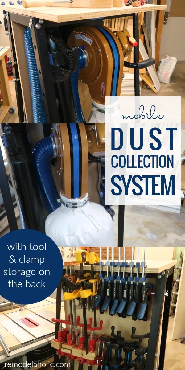 Keep your workshop clean and organized with this double-duty clamp rack and dust collection system. See how to modify the Rockler Pack Rack tool organizer and the Rockler Dust Righ