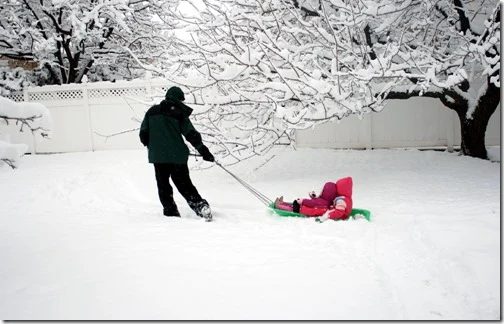 Playing in the snow (5)