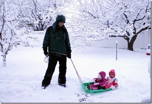 Playing in the snow (2)