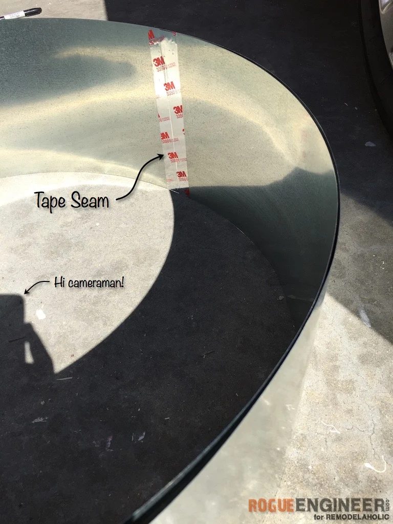 Handmade X-Brace Concrete Side Table Plans | Step 14