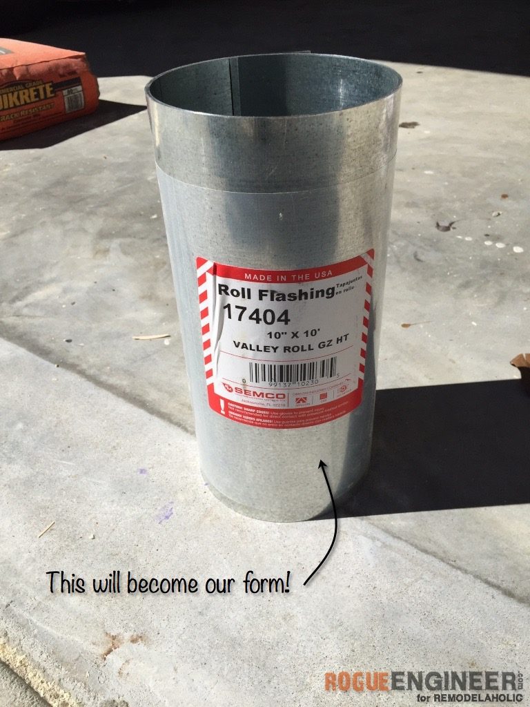 Handmade X-Brace Concrete Side Table Plans | Step 11