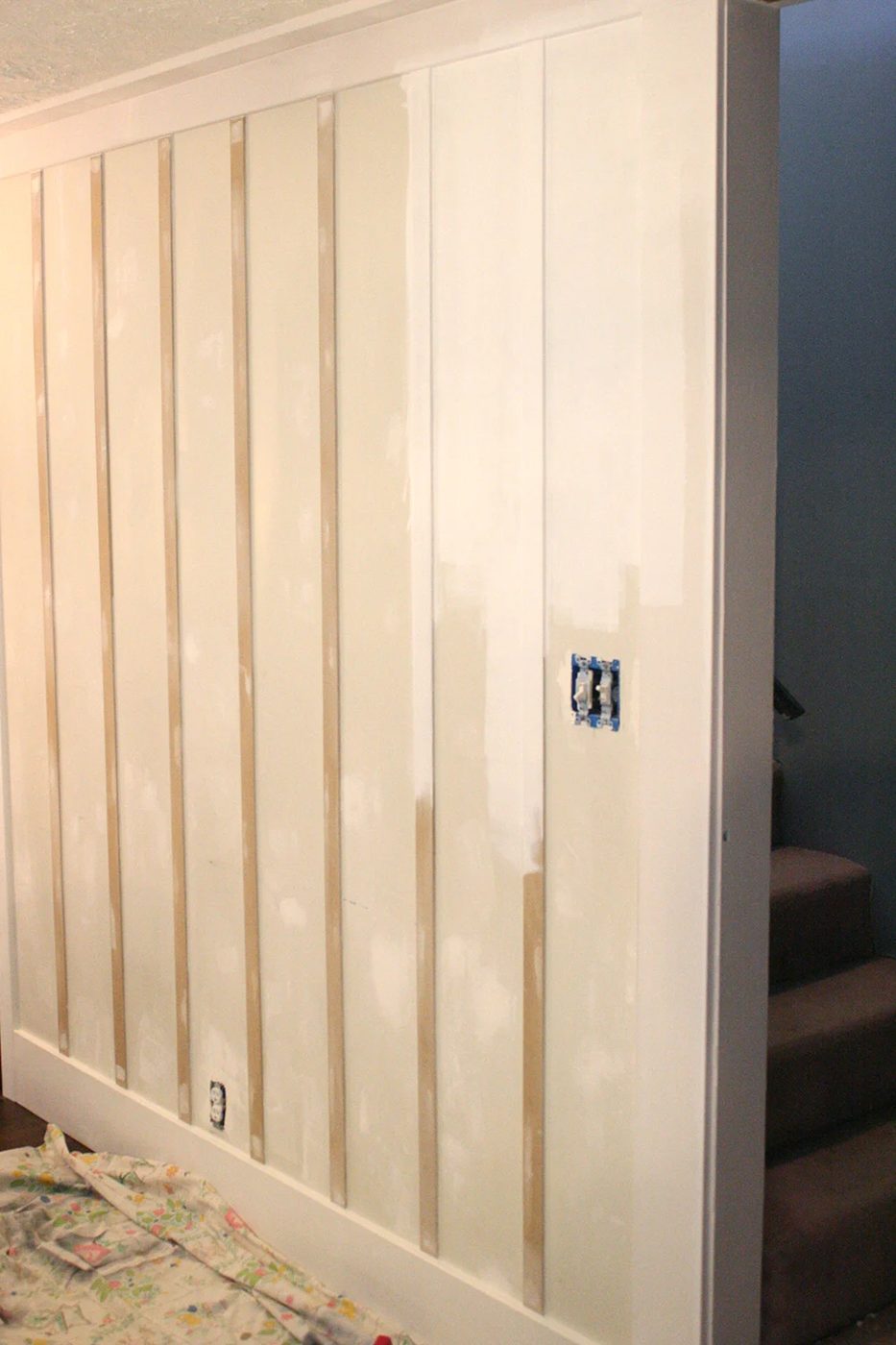board and batten wall treatment